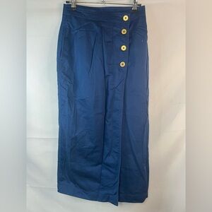 Vintage Liz Sport blue wrap skirt. This is adorable and it’s lined! Size 4P